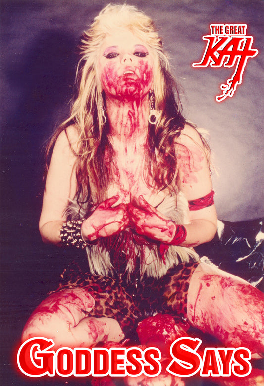 NEW “GODDESS SAYS” DVD 6-Music Video (14 Min) PERSONALIZED AUTOGRAPHED by GREAT KAT (To Customer)! 6 HOT Music Videos: SEXY MOSH, TURKEY IN THE STRAW, 666 HALLOWEEN MASHUP, BEETHOVEN & MORE!
