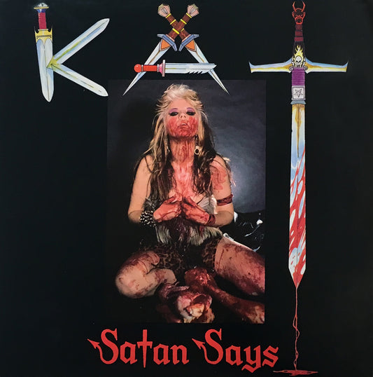 "SATAN SAYS" VINYL RECORD - COLLECTOR'S ITEM! PERSONALIZED AUTOGRAPHED (Signed to Customer's Name) 3-SONG EP 12"! Limited Quantities!